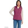 image:imageLands End Womens Quilted Puffer VestLight Raspberry