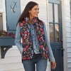 image:imageLands End Womens Quilted Puffer VestPoppyDeep Sea Navy