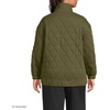 image:imageLands End Womens RainDefense Serious Sweats Quilted Full Zip JacketOlive Drab
