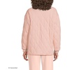 image:imageLands End Womens RainDefense Serious Sweats Quilted Full Zip JacketSoft Mineral Blush