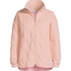 image:imageLands End Womens RainDefense Serious Sweats Quilted Full Zip JacketSoft Mineral Blush