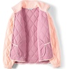 image:imageLands End Womens RainDefense Serious Sweats Quilted Full Zip JacketSoft Mineral Blush