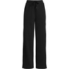 image:imageLands End Womens Serious Sweats High Rise Relaxed Straight Leg PantsBlack