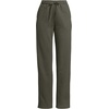 image:imageLands End Womens Serious Sweats High Rise Relaxed Straight Leg PantsForest Moss