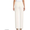 image:imageLands End Womens Serious Sweats High Rise Relaxed Straight Leg PantsIvory