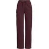 image:imageLands End Womens Serious Sweats High Rise Relaxed Straight Leg PantsLush Burgundy