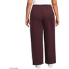 image:imageLands End Womens Serious Sweats High Rise Relaxed Straight Leg PantsLush Burgundy