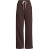 image:imageLands End Womens Serious Sweats High Rise Relaxed Straight Leg PantsRich Seal Brown