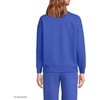 image:imageLands End Womens Serious Sweats Relaxed Long Sleeve Crew Neck SweatshirtBlue Breeze