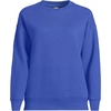 image:imageLands End Womens Serious Sweats Relaxed Long Sleeve Crew Neck SweatshirtBlue Breeze