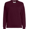image:imageLands End Womens Serious Sweats Relaxed Long Sleeve Crew Neck SweatshirtLush Burgundy