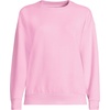 image:imageLands End Womens Serious Sweats Relaxed Long Sleeve Crew Neck SweatshirtPink Moonstone