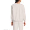 image:imageLands End Womens Serious Sweats Relaxed Long Sleeve Crew Neck SweatshirtSoft Sand