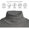 image:imageLands End Womens Supima Cotton TurtleneckCharcoal Heather