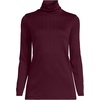 image:imageLands End Womens Supima Cotton TurtleneckLush Burgundy