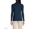 image:imageLands End Womens Supima Cotton TurtleneckRadiant Navy