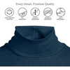 image:imageLands End Womens Supima Cotton TurtleneckRadiant Navy