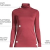 image:imageLands End Womens Supima Cotton TurtleneckRich Burgundy