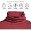 image:imageLands End Womens Supima Cotton TurtleneckRich Burgundy