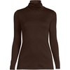 image:imageLands End Womens Supima Cotton TurtleneckRich Coffee