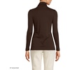 image:imageLands End Womens Supima Cotton TurtleneckRich Coffee