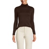 image:imageLands End Womens Supima Cotton TurtleneckRich Coffee