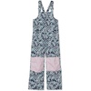 image:imageLands End Kids Iron Knee Insulated Winter Snow BibsGeoBluePink