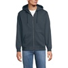 image:imageLands End Mens Long Sleeve RainDefense Serious Sweats Full Zip HoodieSteel Gray