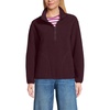 image:imageLands End Womens Half Zip Cozy Sherpa Fleece PulloverLush Burgundy