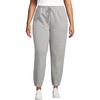 image:imageLands End Womens Serious Sweats High Rise Jogger PantsGray Heather