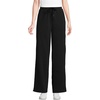 image:imageLands End Womens Serious Sweats High Rise Relaxed Straight Leg PantsBlack