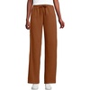 image:imageLands End Womens Serious Sweats High Rise Relaxed Straight Leg PantsRich Ginger Brown