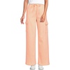 image:imageLands End Womens Serious Sweats High Rise Wide Leg Cargo PantsPeach Sorbet