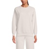 image:imageLands End Womens Serious Sweats Relaxed Long Sleeve Crew Neck SweatshirtSoft Sand