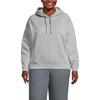 image:imageLands End Womens Serious Sweats Relaxed Long Sleeve Hoodie SweatshirtGray Heather
