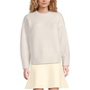 image:imageWomens Ultrasoft Crew Neck Hi Low Hem Tunic SweaterFresh Ivory