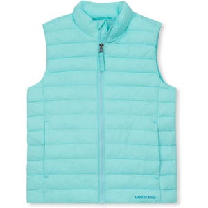 image:imageLands End Kids Insulated Down Alternative ThermoPlume VestAruba Blue