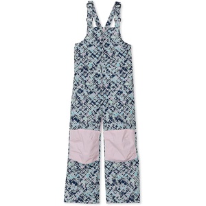 image:imageLands End Kids Iron Knee Insulated Winter Snow BibsGeoBluePink
