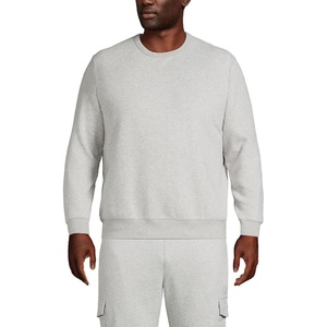 image:imageLands End Mens Long Sleeve Serious Sweats Crewneck SweatshirtGray Heather