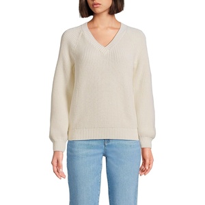 image:imageLands End Womens Drifter Balloon Sleeve SweaterFresh Ivory