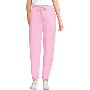 image:imageLands End Womens Serious Sweats High Rise Jogger PantsPink Moonstone