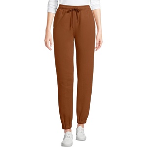 image:imageLands End Womens Serious Sweats High Rise Jogger PantsRich Ginger Brown