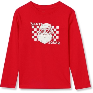 image:imageLands End Boys Graphic T ShirtSantaBright Red