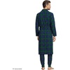 image:imageLands End Mens Fleece RobeLiberty BluePine Blackwatch