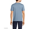 image:imageLands End Mens Short Sleeve AmericanGrown Supima Cotton TeePale Slate Blue