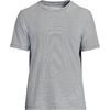 image:imageLands End Mens Short Sleeve AmericanGrown Supima Cotton TeeRadiant Navy Micro Stripe