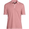 image:imageMens Short Sleeve Sun Faded Super T PoloWashed Coral Clay Garment Dye