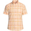 image:imageMens Traditional Fit Short Sleeve Madras ShirtSubtle ApricotYellow Plaid