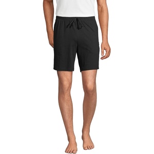 image:imageLands End Mens Knit Jersey Pajama ShortsBlack
