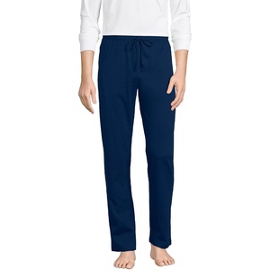 image:imageLands End Mens Knit Jersey Sleep PantsDeep Sea Navy